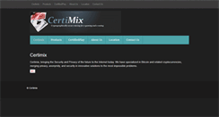 Desktop Screenshot of certimix.com